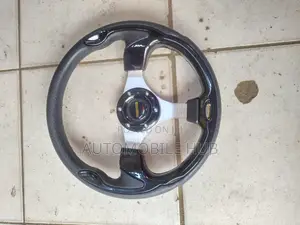 Black Steering Wheel Sports Momo