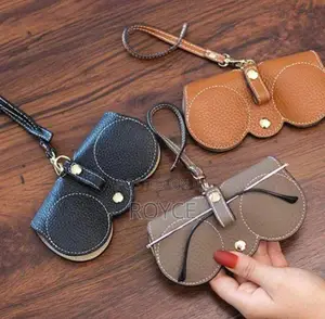 Soft Leather Sunglasses Holder