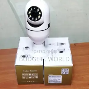 Wireless CCTV Camera Mini PTZ Bulb System 360 Degree