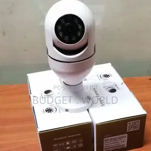 High Quality- Bulb Shape PTZ V380 Pro | Indoor 360°