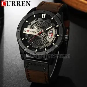 Fashionable CURREN Gents Leather Strap