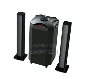 Amtec Am-02 2.1ch Multimedia Speaker Bt/Usb/Sd/Fm - Black