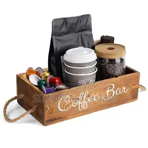 Wooden Coffee / Tea Organizer