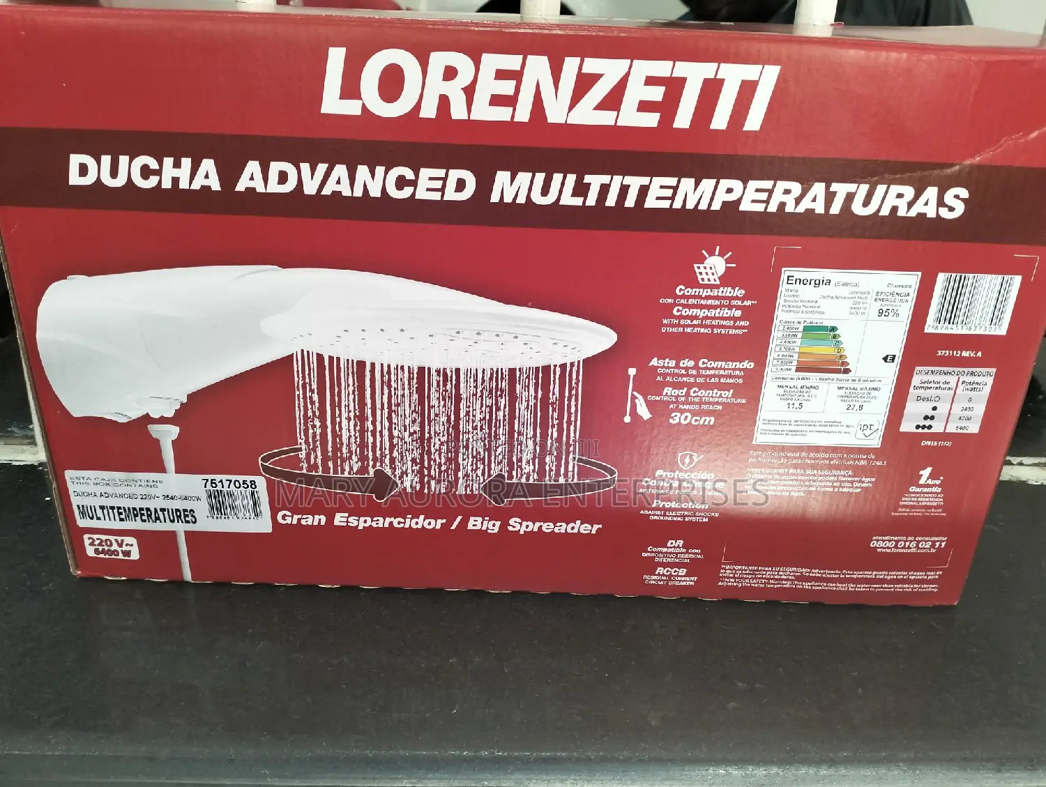 Lorenzetti Showers/Advance Lorenzetti