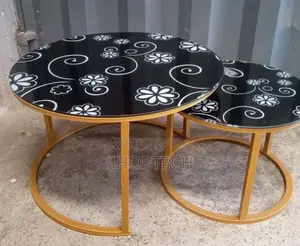 Marble Nesting Coffee Table (Glass Effect)