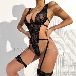 Floral Black Sexy Lace Lingerie