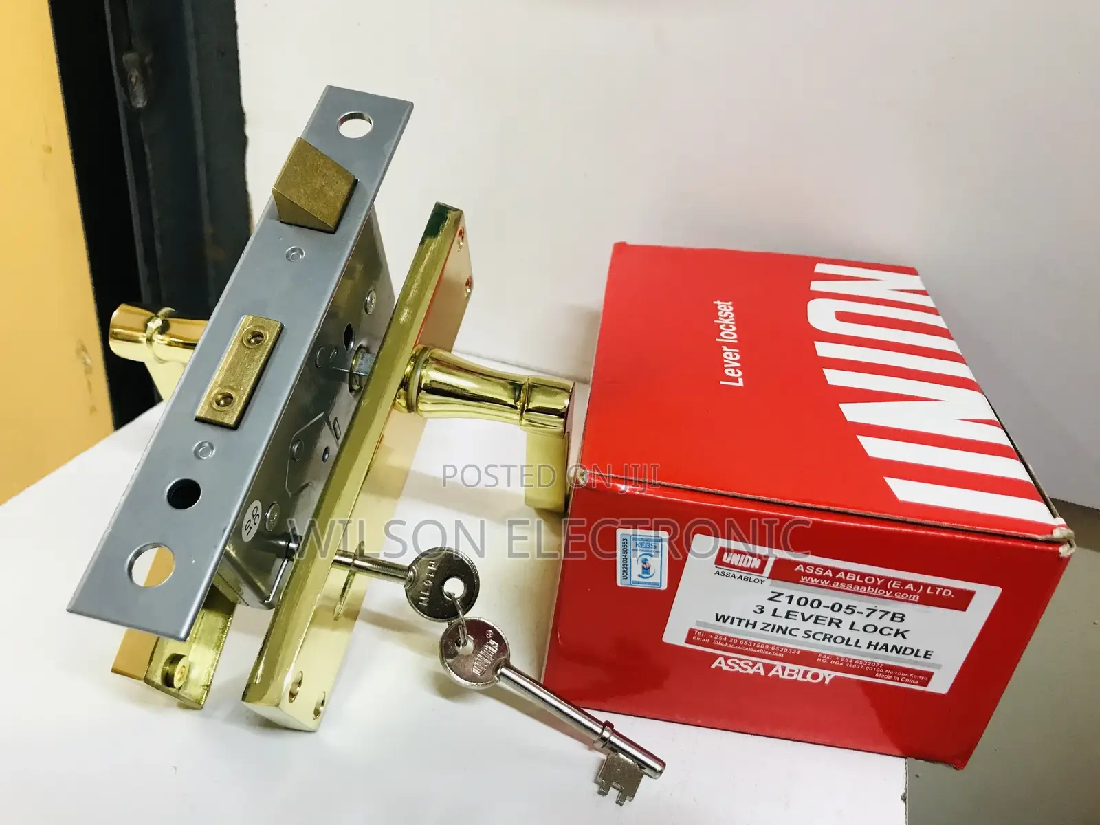 3 Lever Original Union Door Lock