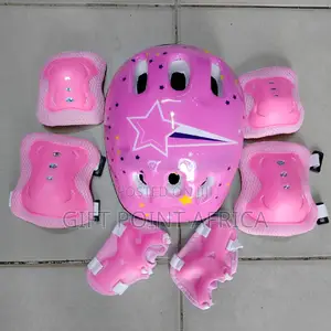 Pink 7 in 1 Kids Protective Gears