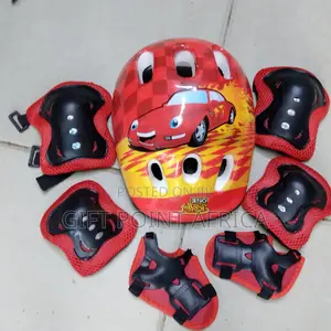 Red Kids Protective Gears (Helmet Guards)