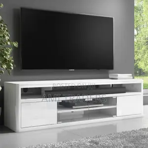 White Luxury Tv Stand (6ft)