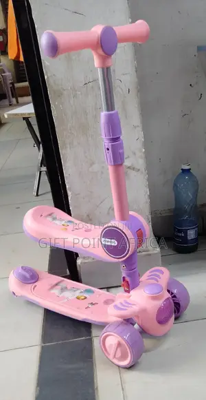 Kids Scooters 2 in 1 Pink in Color