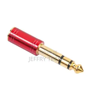 6.35mm 1/4inch Male to 3.5mm 1/8inch Female Jack Stereo Head