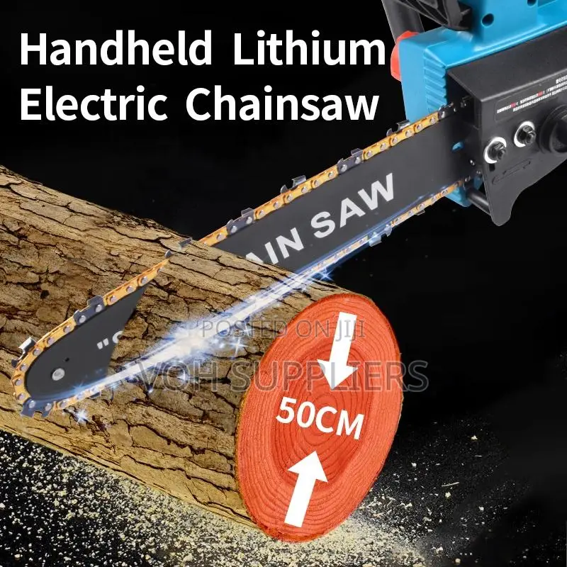16-Inch Brushless Chainsaw, Portable Battery Operated Chains