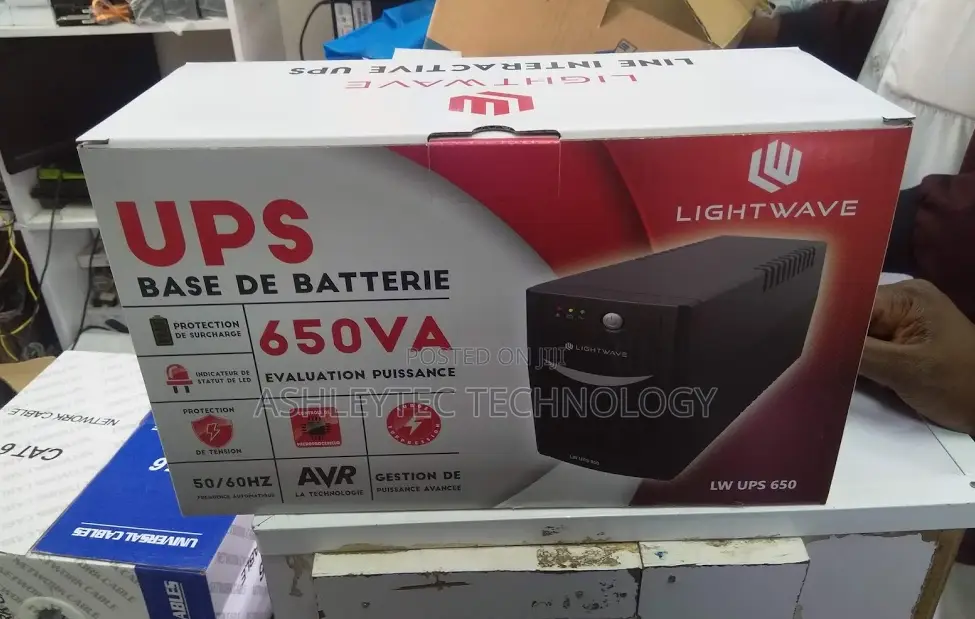 Ups Power Backup 650 Va Lightwave