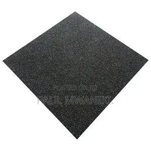 Rubber Gym Floor Tiles, 1x1 Meter, Interlocking or Straight
