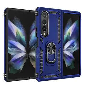 Ring Grip Case for Samsung Galaxy Z Fold 4 - Navy Blue
