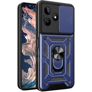 Realme C53 Case,Sliding Camera Lens Cover 360° Rotating Ring