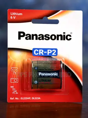 Panasonic Cr-P2 6 v Lithium Battery - Silver