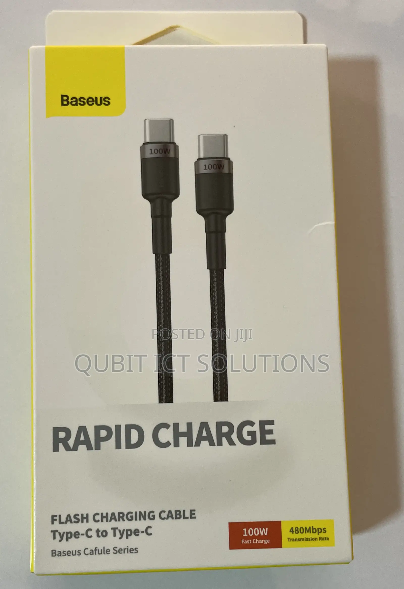 Baseus 100w Rapid Charge Usb-C Charging Cable