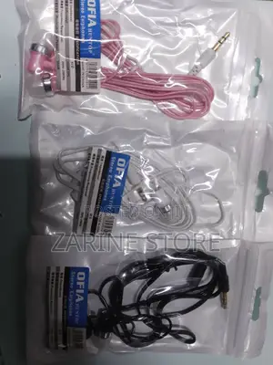 Ofia Stereo Wired Earphones With Microphone Portable Headset
