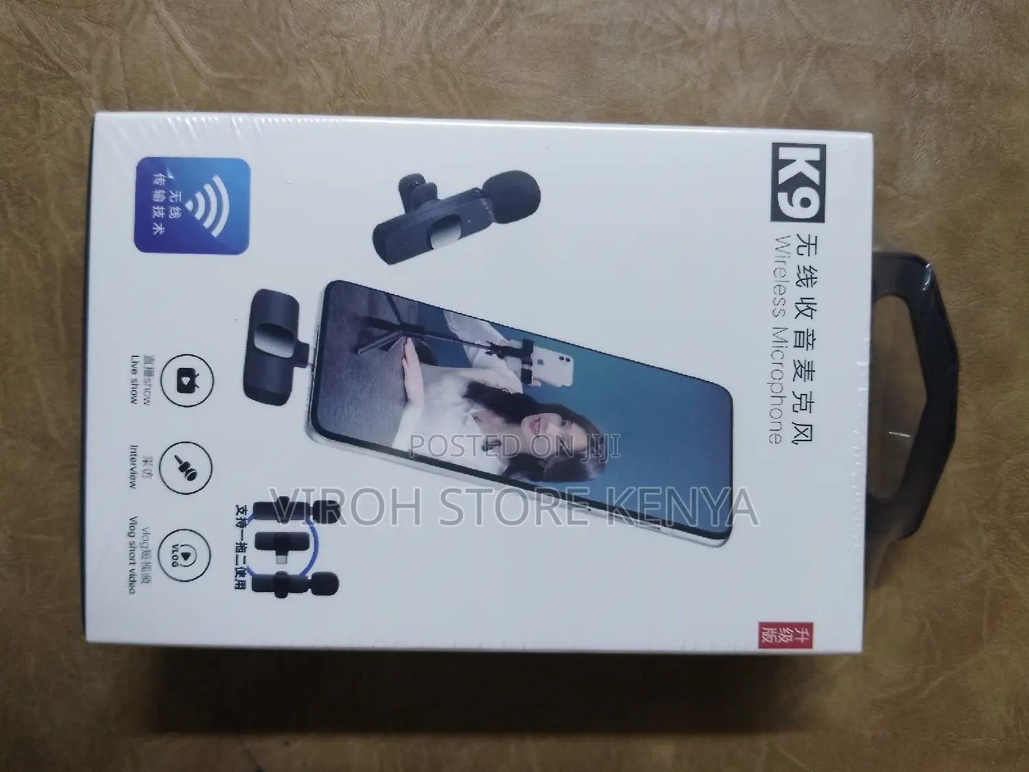 Dual Wireless Microphone Type C Interview Microphone