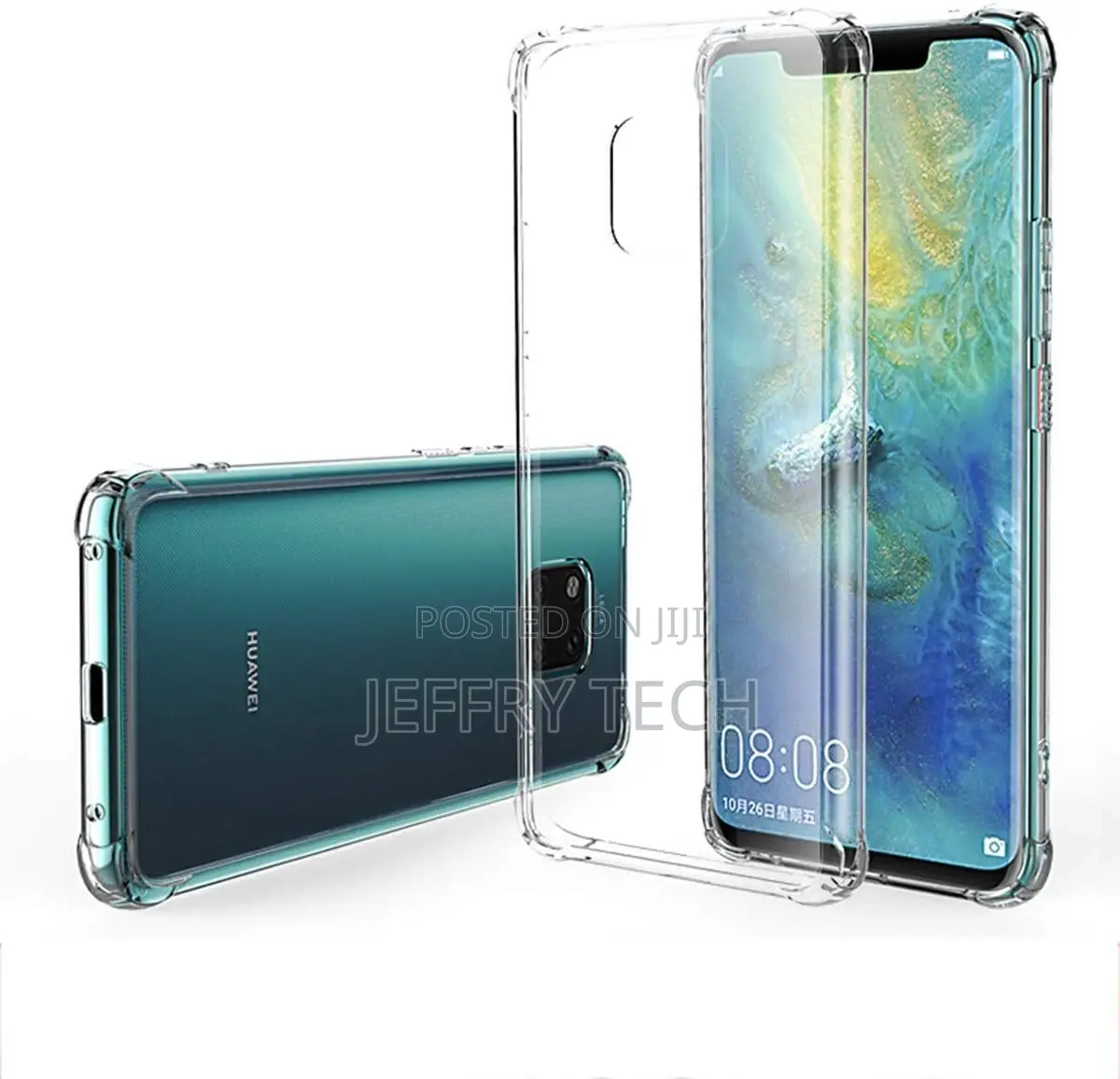 Huawei Mate 20 Pro Case, Crystal Clear Soft TPU Shock Absor