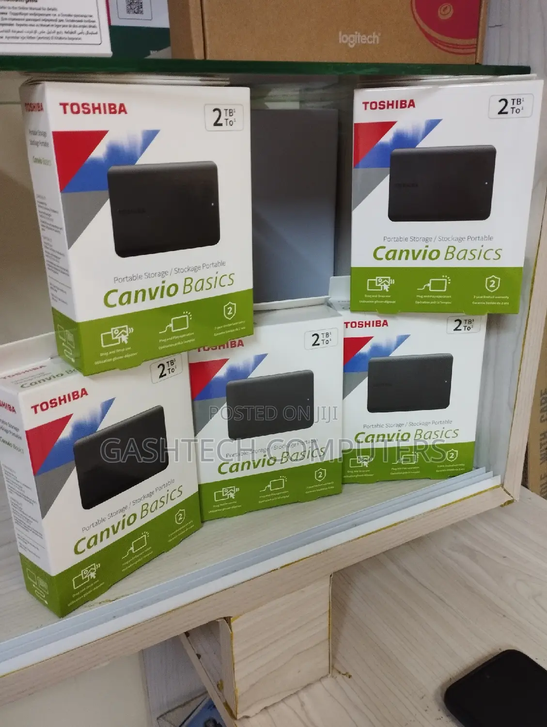 Convio Basics HDD 2tb Toshiba Portable Hdd!! 2tb Toshiba !!