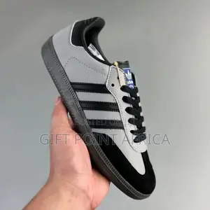 Adidas Samba Sneakers Grey Black in Colour