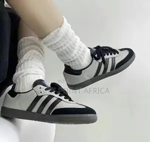 Adidas Samba Grey White Sneakers