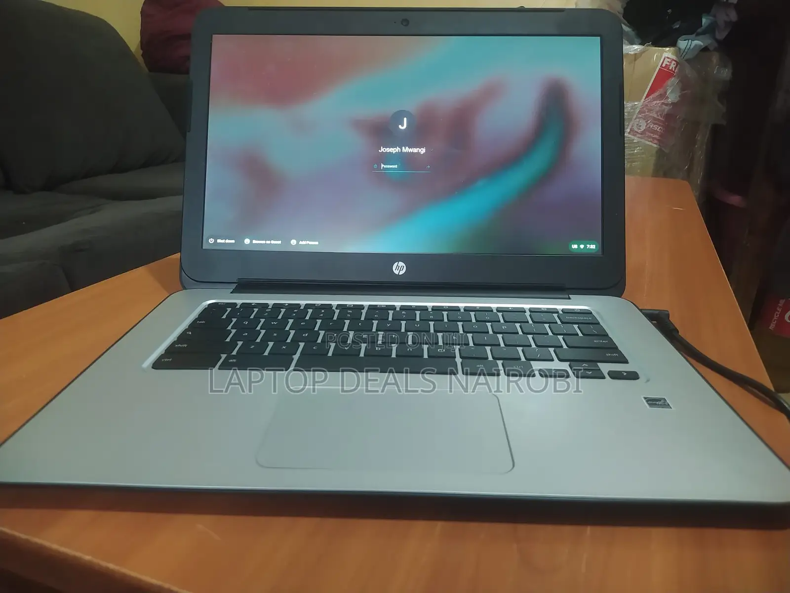 Laptop HP Chromebook 13 4GB Intel Celeron eMMC 16 GB