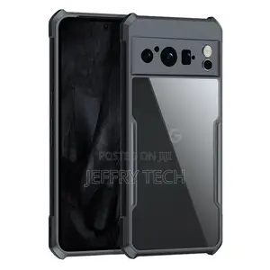 Google Pixel 8 Pro (Clear PC + Black TPU Bumper)Xundd Shockp