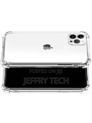 Gel Case With Bumper Edges for iPhone 15 Pro Max - Clear