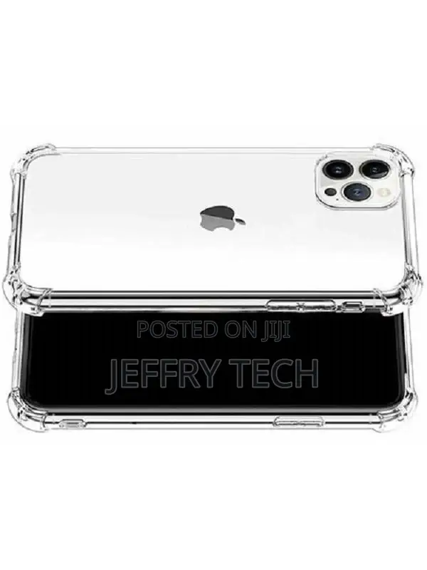 Gel Case With Bumper Edges for iPhone 15 Pro Max - Clear