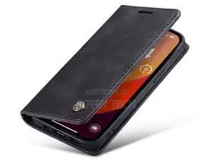 Leather Wallet Case With Stand for iPhone 15 Pro - Charcoal