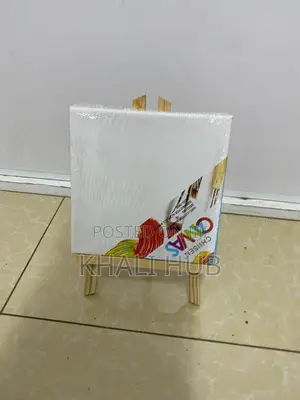 Artists Canvas With Easel Artistic Canvas With Easel 20x20cm