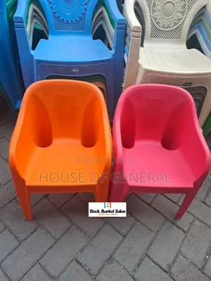 Orange and Pink Kids Plastic Chair