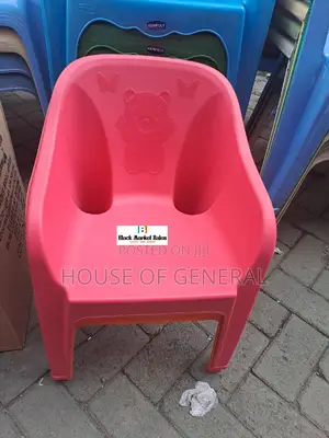 Pink Kids Plastic Chair