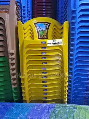 Yellow Adix Plastic Chair