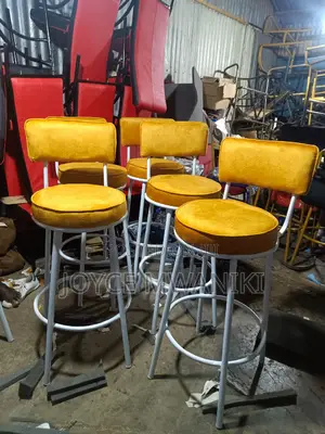 High Stools, Yellow and White 