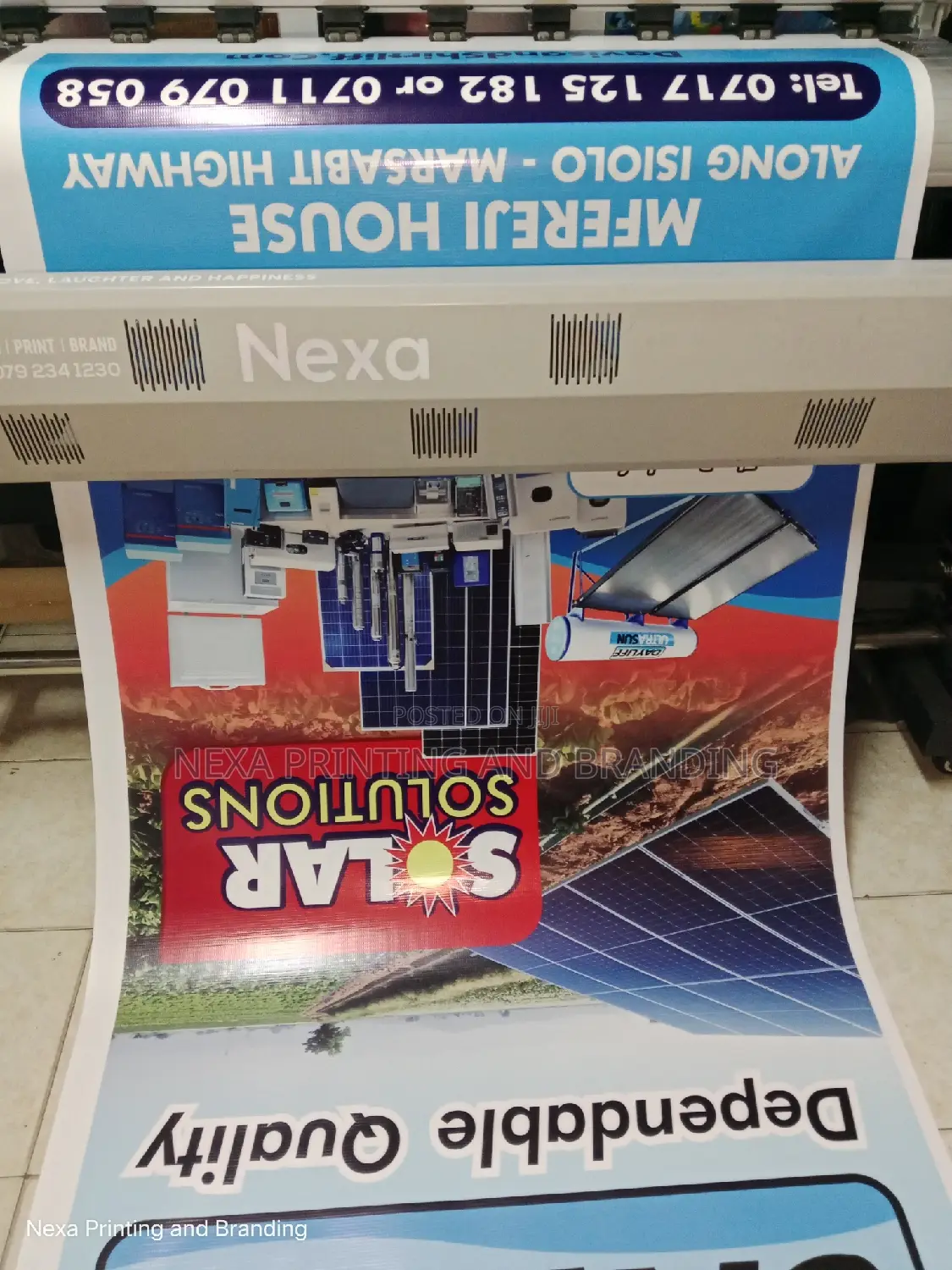 1metre Width 1metre BANNER