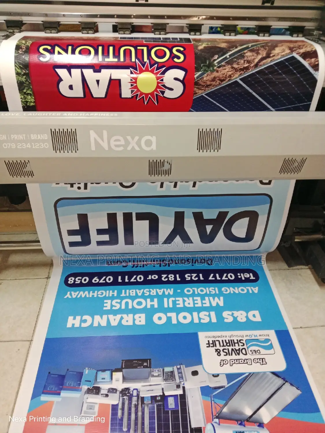 1metre Width 1metre BANNER