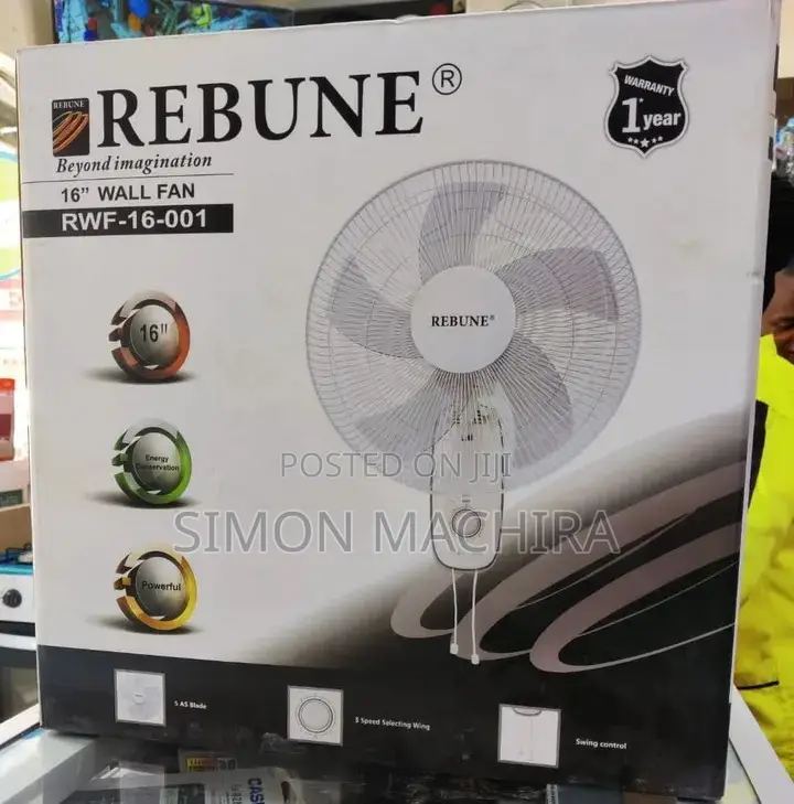 REBUNE Wall Fan 16 Inch