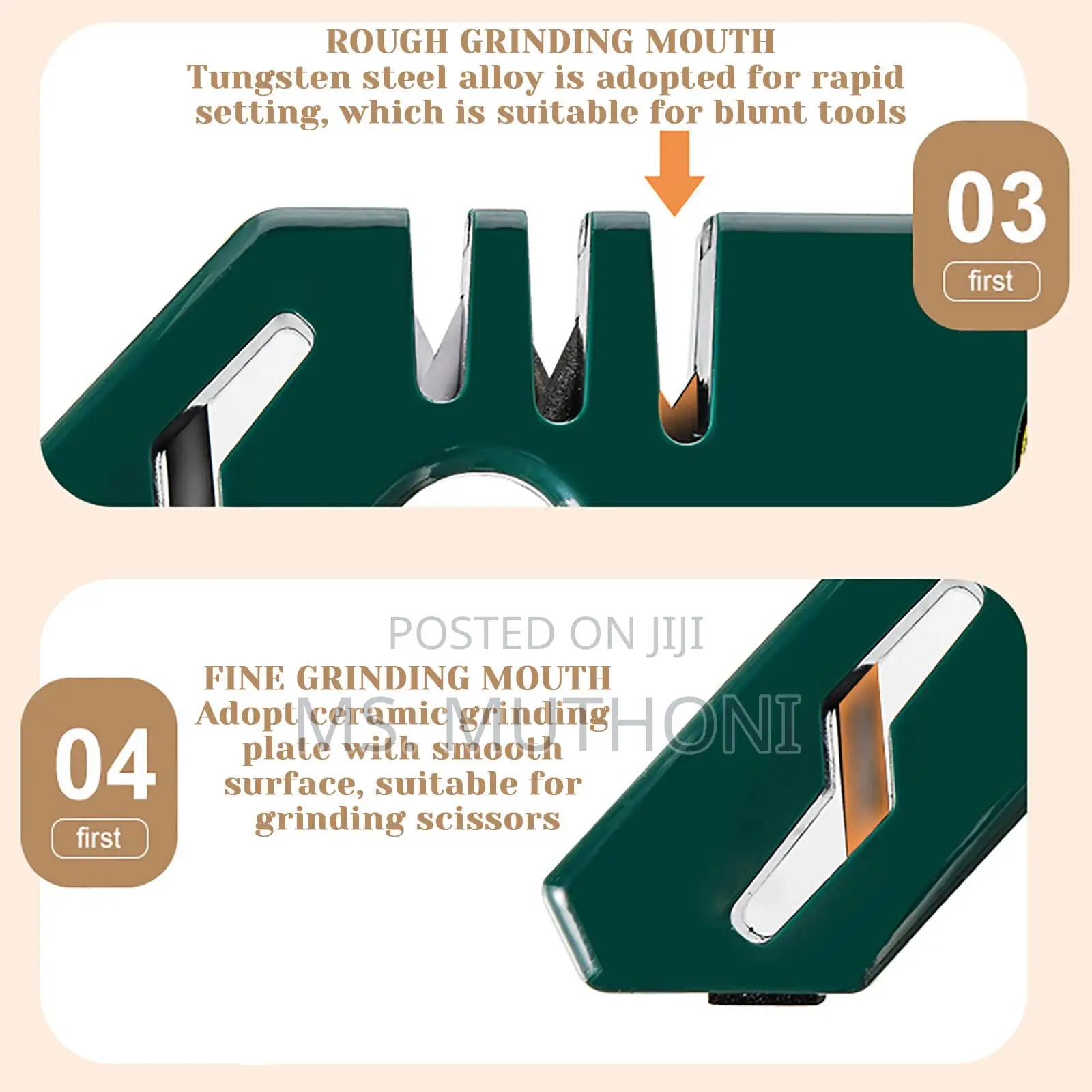 4 Stage Knife / Scissors Sharpener