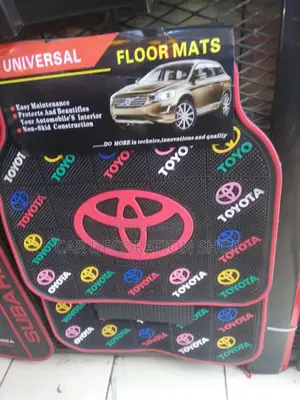 Toyota Floor Mats With Many Toyota Letters