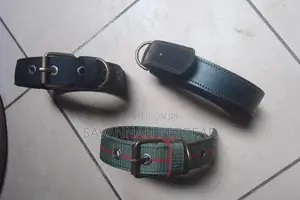 Leather Dog Collars Suitable for Medium and Large Dogs
