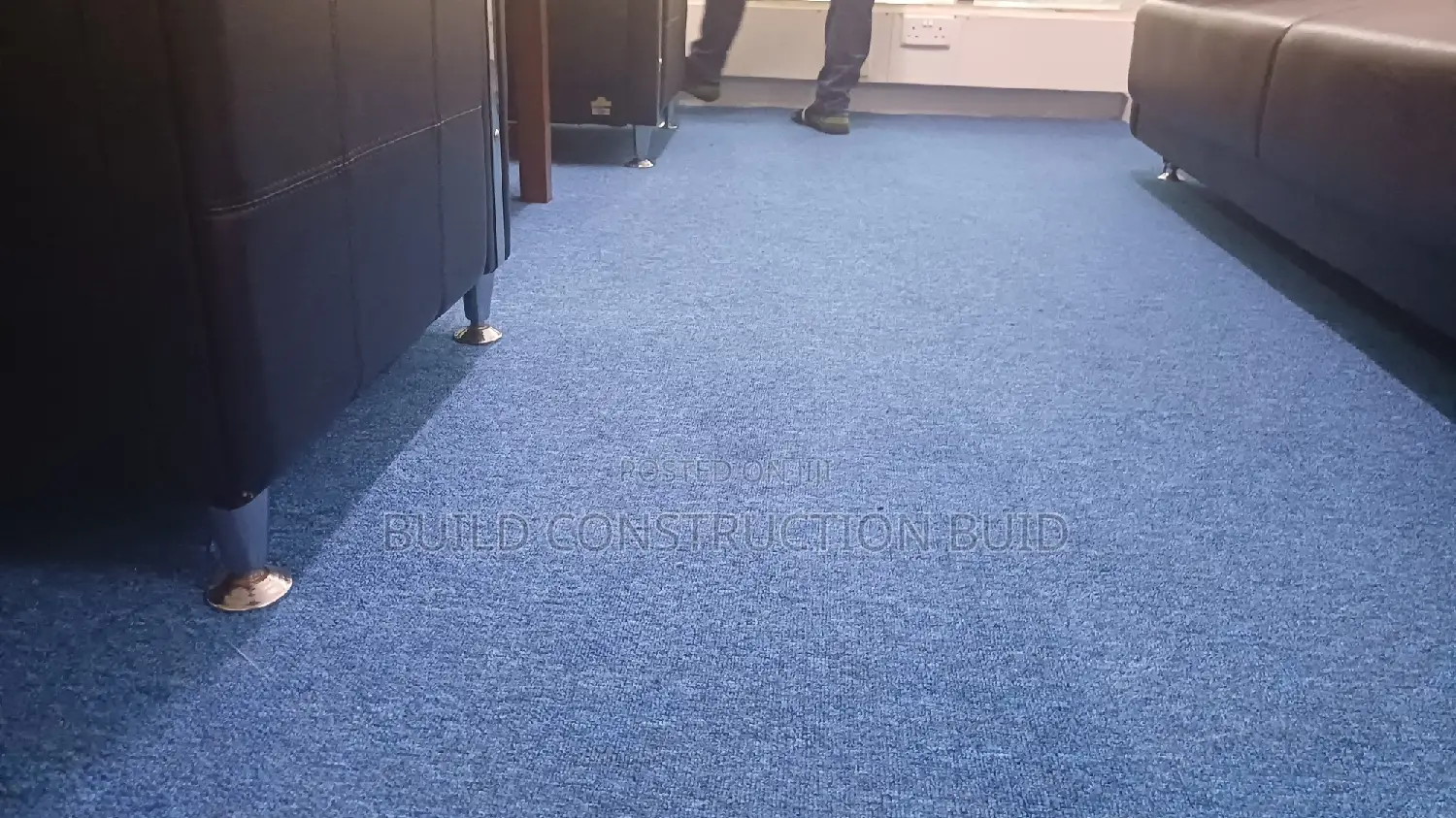 Blue Wall to Wall Carpet Kenya.