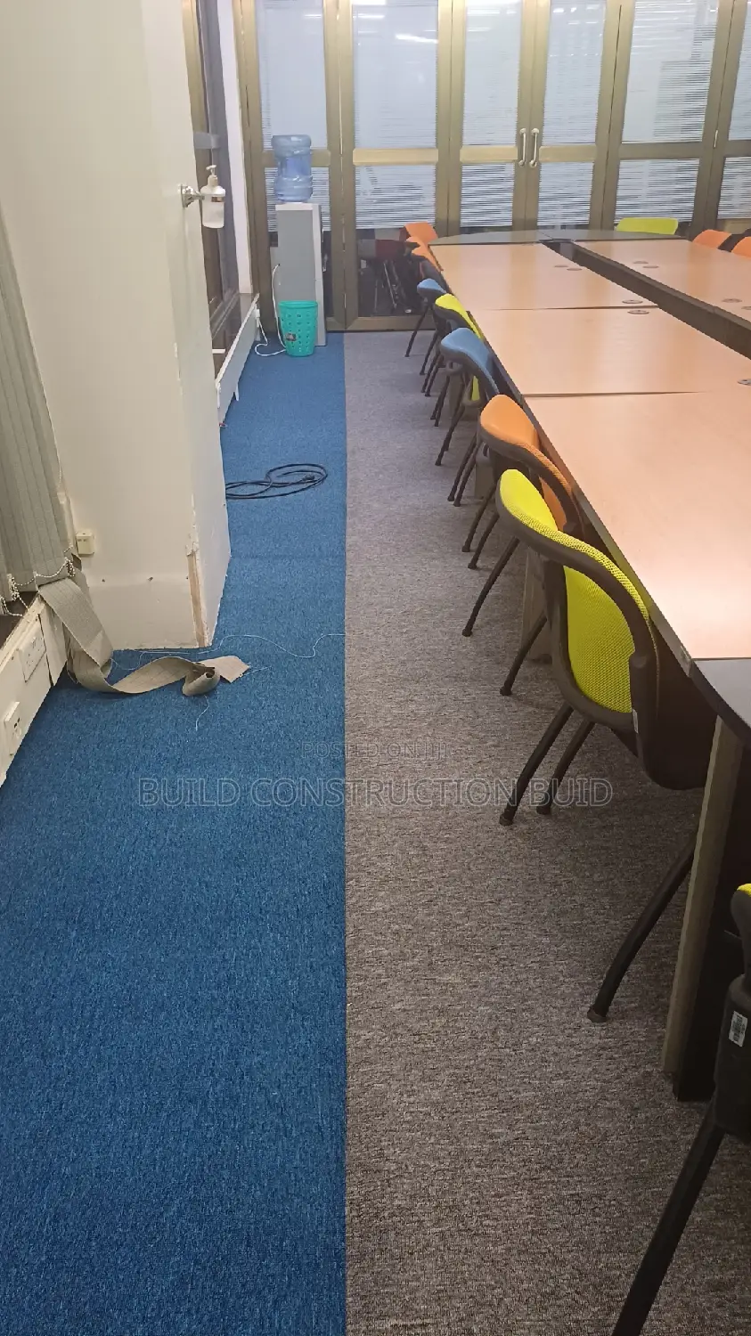 Blue Wall to Wall Carpet Kenya.