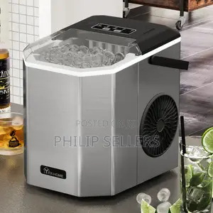 26lbs/24h Stainless Steel Countertop Ice Maker Portable Ice