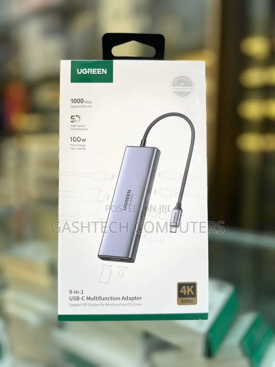 "Ugreen Usb-C Multifunction Docking Station 9 in 1 - Cm615