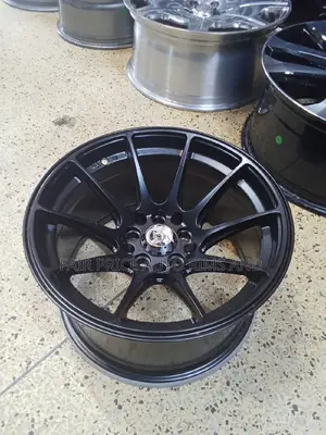 Offset Sports Rims Size 15/5/100 Black and Bronze